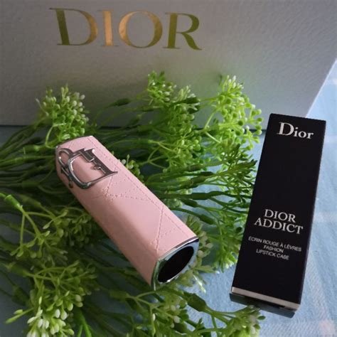 dior addict case pink cannage|dior addict lipstick cases.